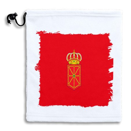Braga Gorro polar ajustable bandera de navarra españa comunidad autonoma POLIESTER INVIERNO PERSONALIZADA