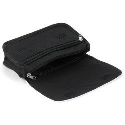 Estuche Neceser de lona bandera de navarra españa comunidad autonoma unisex negro bolsa aseo multiusos