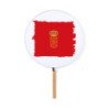 Abanico estilo pai pai bandera de navarra españa comunidad autonoma moda primavera verano elegante