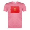 CAMISETA Roja mezcla bandera de navarra españa comunidad autonoma moda verano tshirt