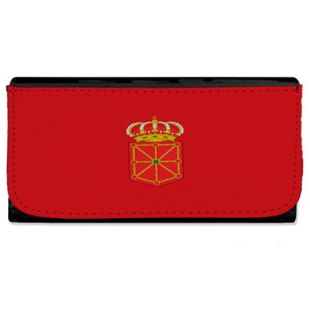 Billetera Billetero bandera de navarra españa comunidad autonoma mujer señora negro monedero