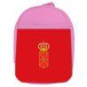 Mochila Rosa bandera de navarra españa comunidad autonoma escolar personalizado picnic excursión deporte