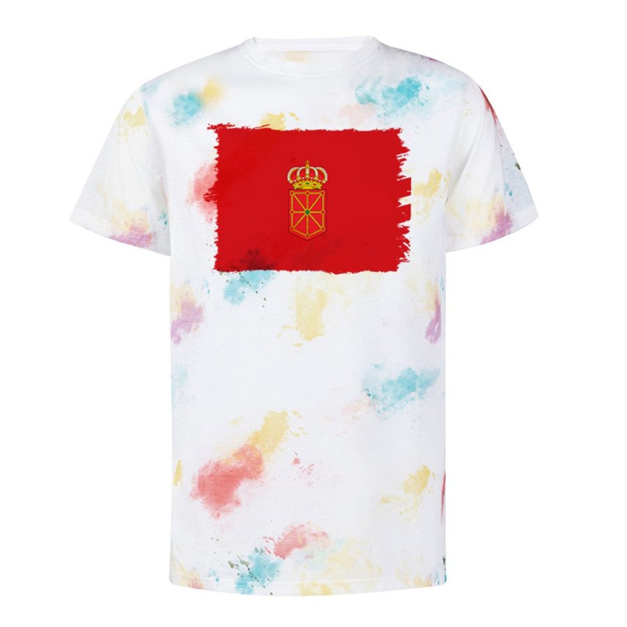 CAMISETA marcas colores bandera de navarra españa comunidad autonoma personalizada