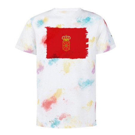 CAMISETA marcas colores bandera de navarra españa comunidad autonoma personalizada