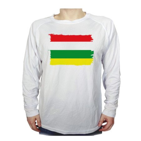 CAMISETA MANGA LARGA bandera de la rioja españa comunidad autonoma personalizada