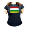 CAMISETA NEGRA MUJER bandera de la rioja españa comunidad autonoma oferta personalizada