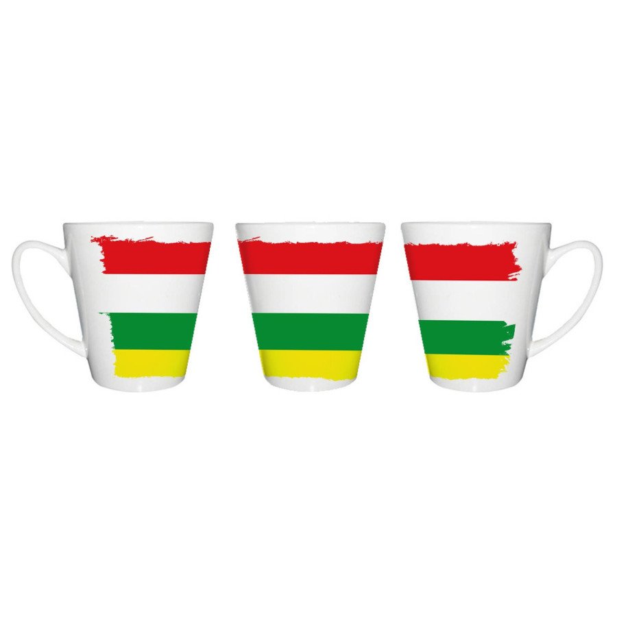 Taza cónica bandera de la rioja españa comunidad autonoma conica personalizada