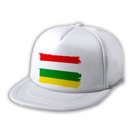 Gorra 5 paneles redecilla trasera bandera de la rioja españa comunidad autonoma estilo rapero