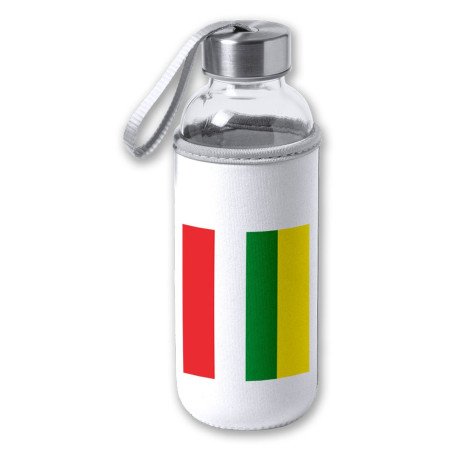 Bidón de 420 ml con Funda de neopreno bandera de la rioja españa comunidad autonoma tapon seguridad