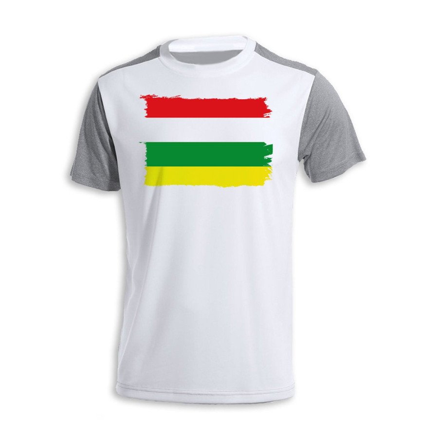 CAMISETA DISEÑO bicolor bandera de la rioja españa comunidad autonoma personalizada