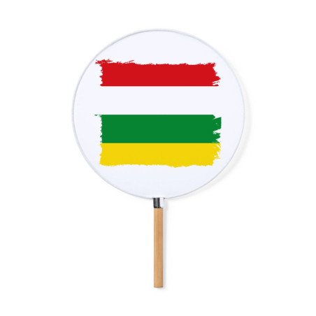 Abanico estilo pai pai bandera de la rioja españa comunidad autonoma moda primavera verano elegante