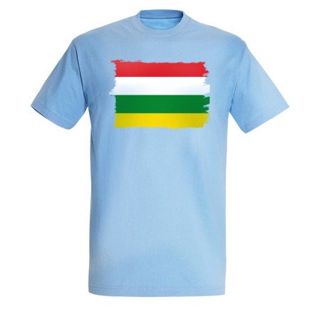 CAMISETA Azul Cielo bandera de la rioja españa comunidad autonoma moda verano personalizada