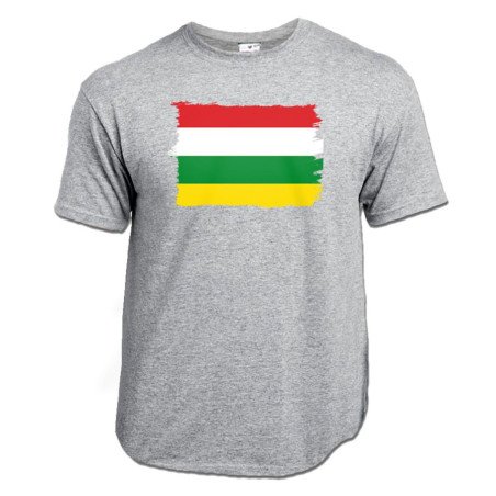 CAMISETA Gris mezcla bandera de la rioja españa comunidad autonoma moda verano personalizada