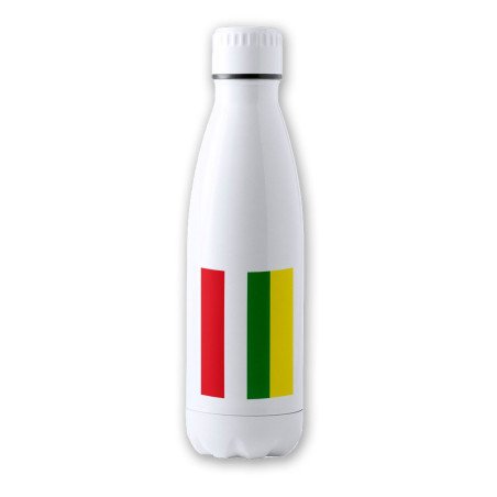 Bidón Térmico aislante 500 ml acero inoxidable bandera de la rioja españa comunidad autonoma botella termo deportivo