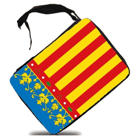 Estuche bandera de valencia españa comunidad autonoma escolar case