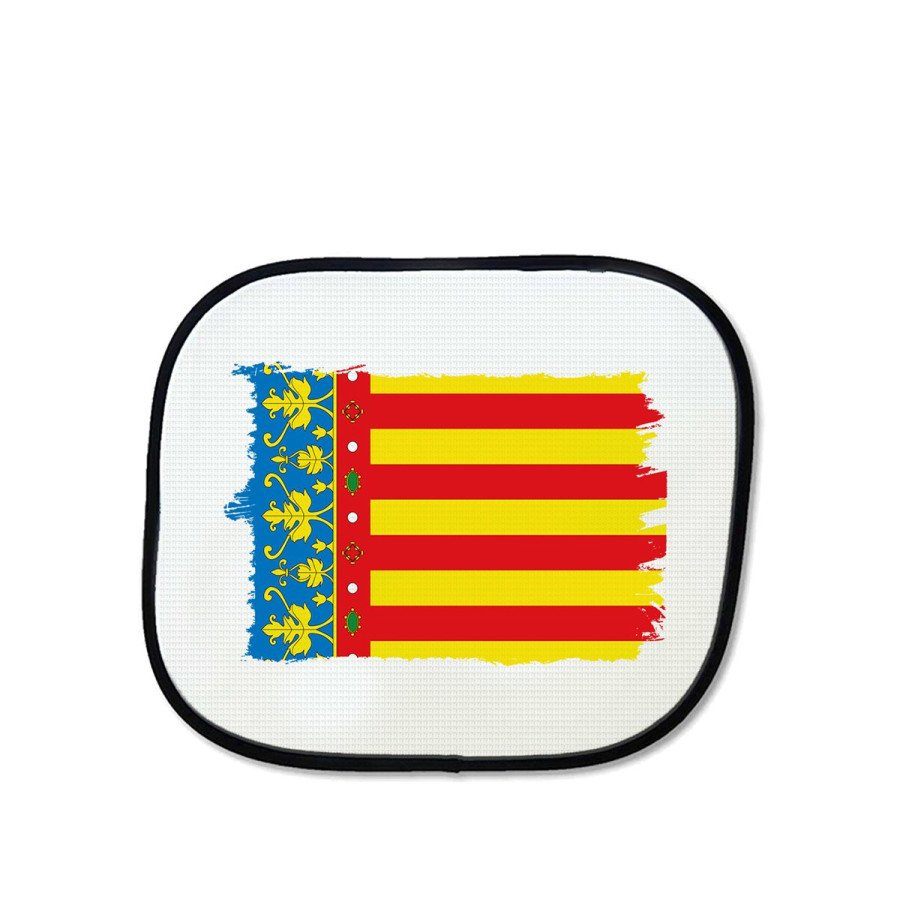 Parasol bandera de valencia españa comunidad autonoma personalizado coche