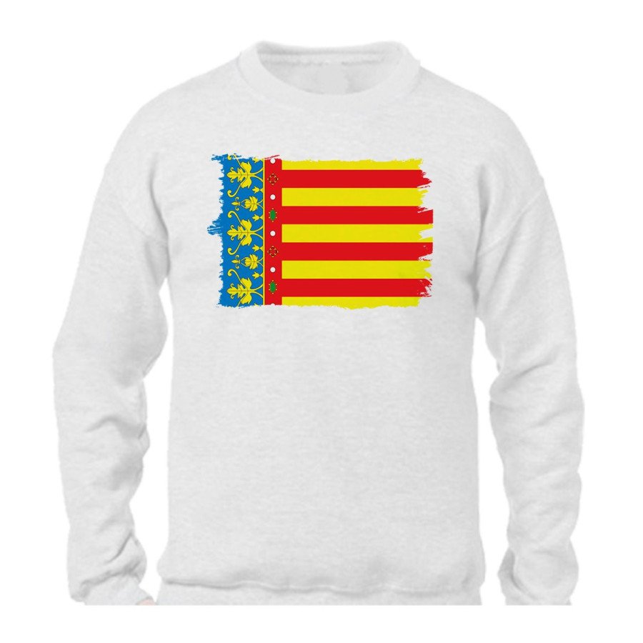 SUDADERA bandera de valencia españa comunidad autonoma personalizada