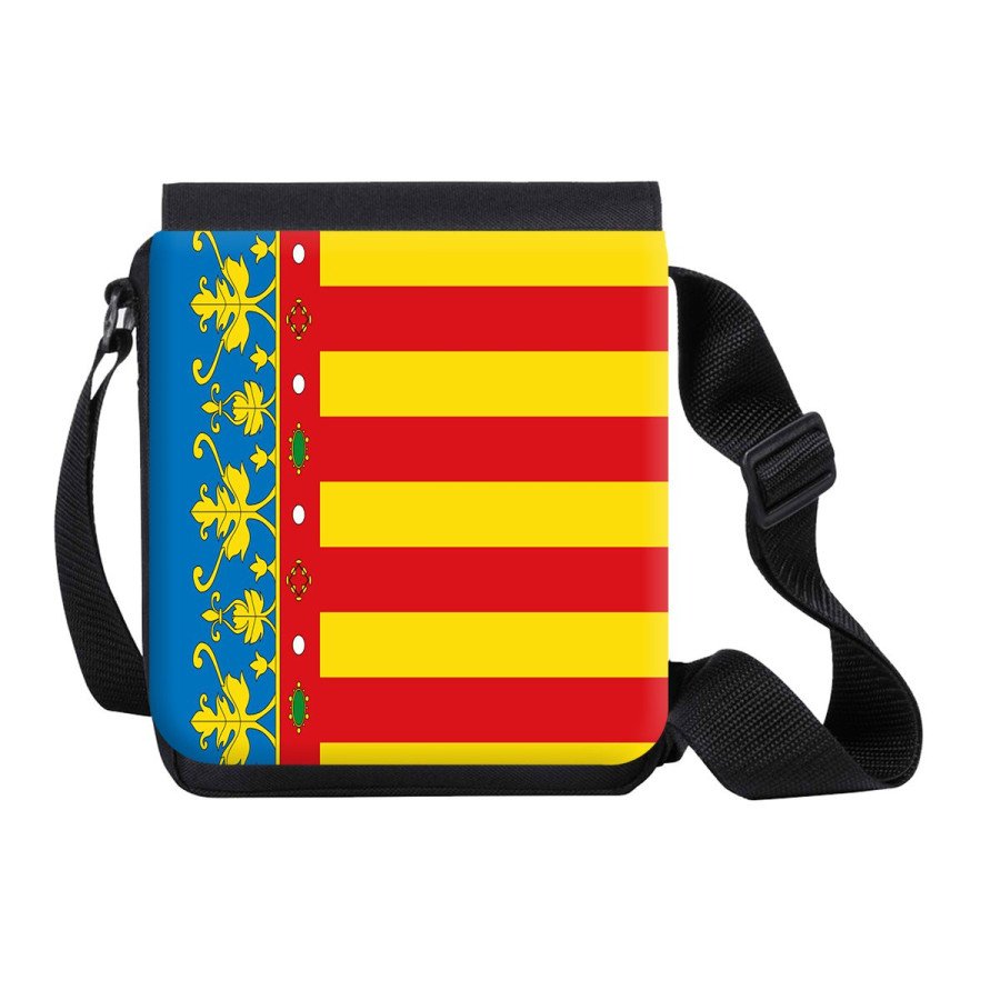 Bandolera Pequeña bandera de valencia españa comunidad autonoma bolso personalizada