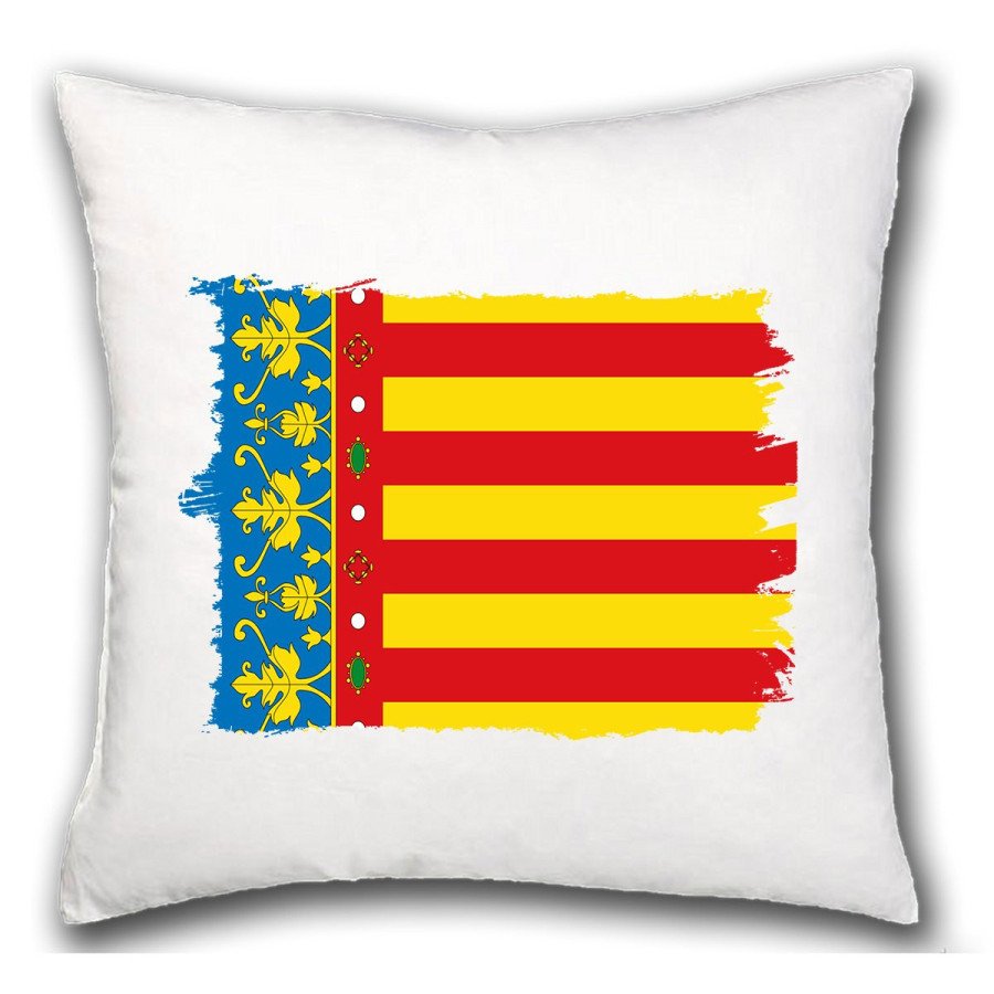 Cojín bandera de valencia españa comunidad autonoma hogar comodo personalizado