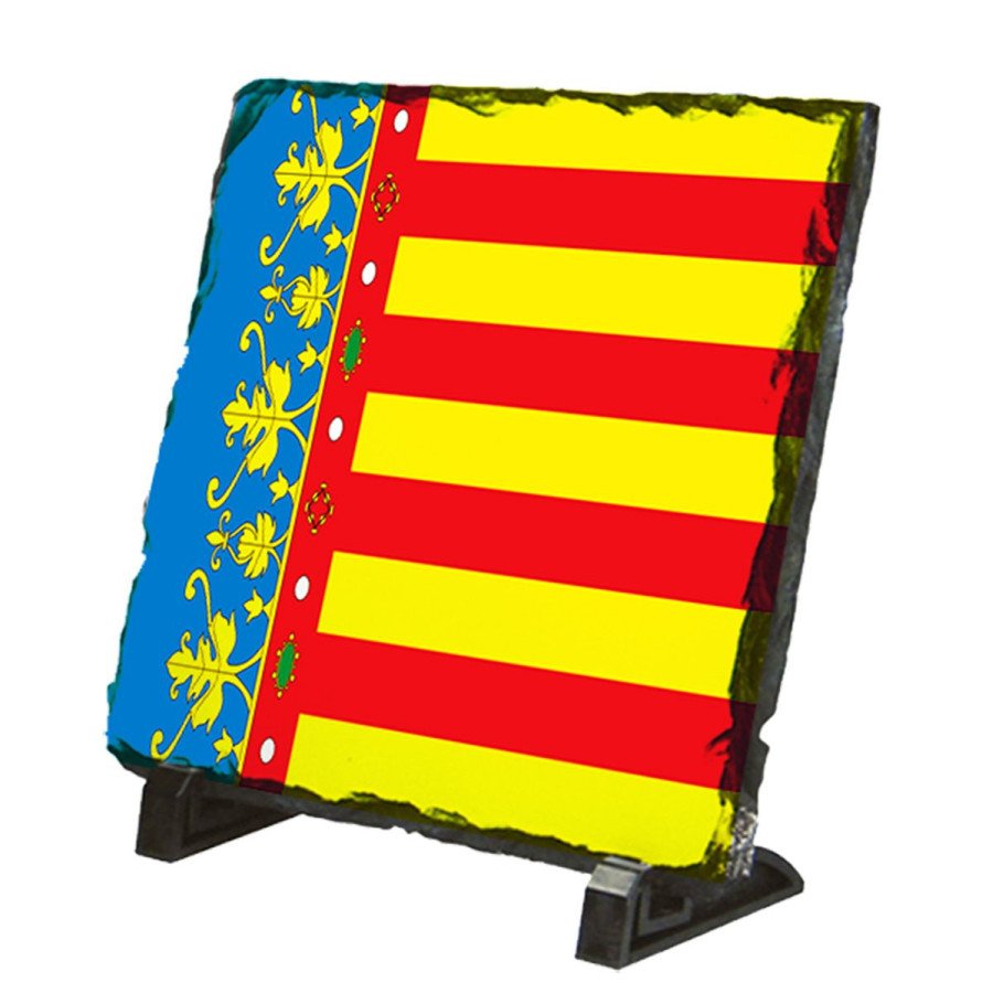 Placa pizarra bandera de valencia españa comunidad autonoma portafotos portafoto