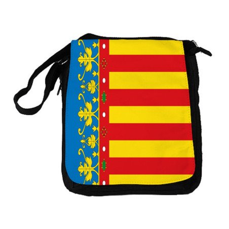 Bandolera reportero Mediana bolso bandera de valencia españa comunidad autonoma bolsa mochila hombro
