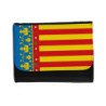 Billetera Billetero bandera de valencia españa comunidad autonoma unisex negro monedero