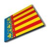 Panel fotográfico decorativo bandera de valencia españa comunidad autonoma cuadro acabado brillante elegante pared