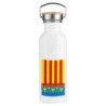 Bidón 750 ml acero inoxidable estilo retro bandera de valencia españa comunidad autonoma deporte deportivo botella