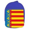 Mochila Azul bandera de valencia españa comunidad autonoma escolar personalizado picnic excursión deporte