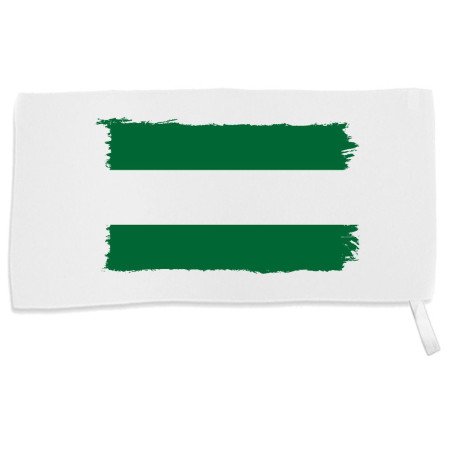 Toalla gimnasio gym absorbente bandera de andalucia españa comunidad autonoma suave con bolsita
