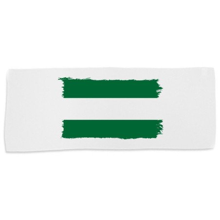 Toalla gimnasio gym absorbente bandera de andalucia españa comunidad autonoma suave con bolsita