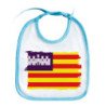 Babero colores bandera de baleares españa comunidad autonoma personalizado bebe