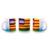 Taza con degradado bandera de baleares españa comunidad autonoma color personalizada