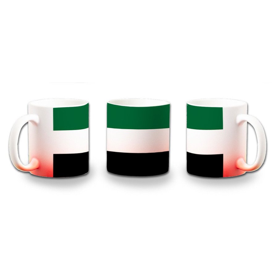 Taza con degradado bandera de extremadura españa comunidad autonoma color personalizada