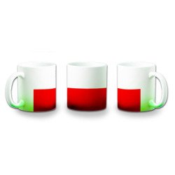 Taza con degradado bandera de cantabria españa comunidad autonoma color personalizada