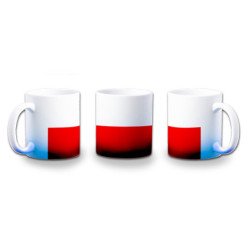 Taza con degradado bandera de cantabria españa comunidad autonoma color personalizada