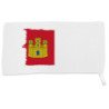 Toalla gimnasio gym absorbente bandera castilla la mancha españa comunidad autonoma suave con bolsita