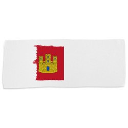 Toalla gimnasio gym absorbente bandera castilla la mancha españa comunidad autonoma suave con bolsita