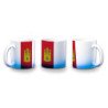 Taza con degradado bandera castilla la mancha españa comunidad autonoma color personalizada