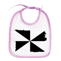 Babero colores bandera de ceuta españa comunidad autonoma personalizado bebe