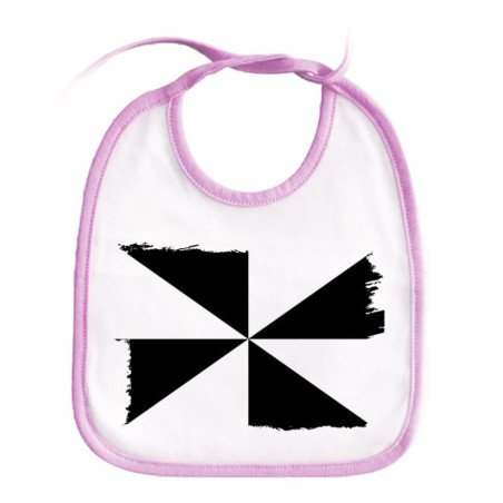 Babero colores bandera de ceuta españa comunidad autonoma personalizado bebe