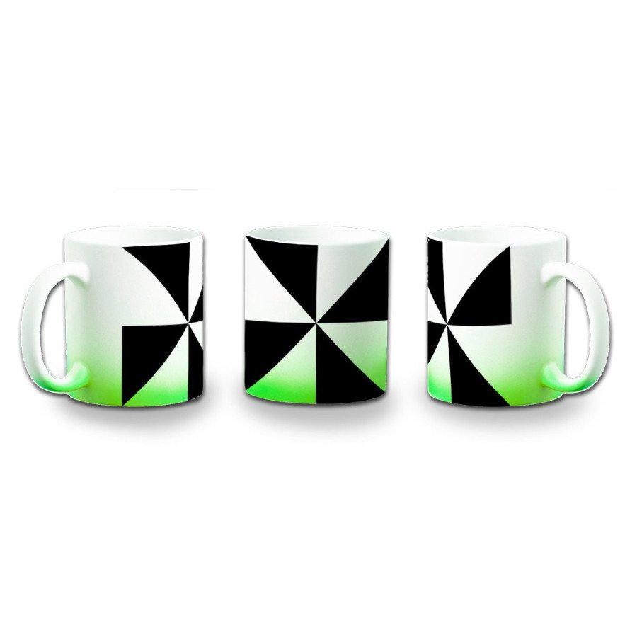 Taza con degradado bandera de ceuta españa comunidad autonoma color personalizada