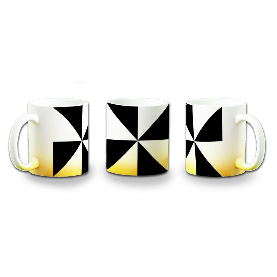 Taza con degradado bandera de ceuta españa comunidad autonoma color personalizada