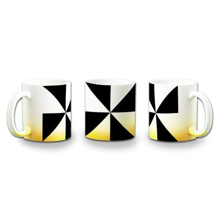 Taza con degradado bandera de ceuta españa comunidad autonoma color personalizada