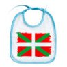 Babero colores bandera de euskadi españa comunidad autonoma vasca personalizado bebe