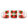 Taza con degradado bandera de euskadi españa comunidad autonoma vasca color personalizada