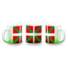 Taza con degradado bandera de euskadi españa comunidad autonoma vasca color personalizada