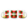 Taza con degradado bandera de euskadi españa comunidad autonoma vasca color personalizada