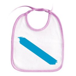 Babero colores bandera de galicia españa comunidad autonoma personalizado bebe
