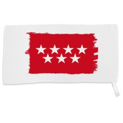 Toalla gimnasio gym absorbente bandera de madrid españa comunidad autonoma suave con bolsita